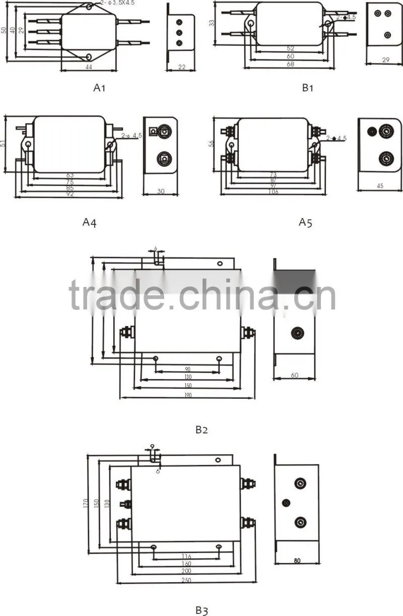 high quality AC power line filter