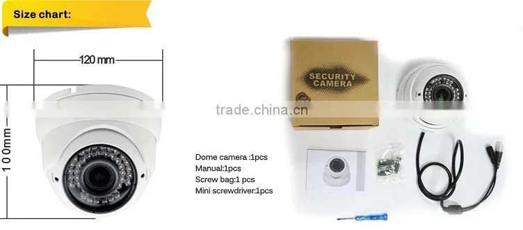 AHD CCTV Protection , AHD cctv Products AHD CCTV Camera HD video OSD menu control over coaxial cable, outside adjust varifocal