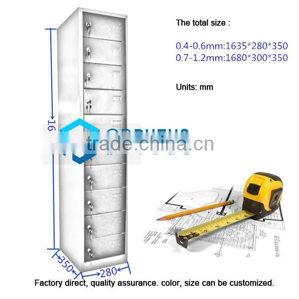 universal metal cell phone station lockers top phone charging cabinet