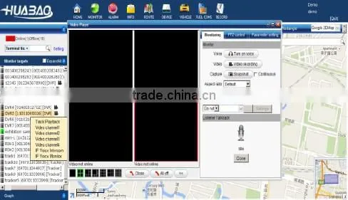 Huabao HB-DV03 SD card MDVR with 3G module real time video surveillance