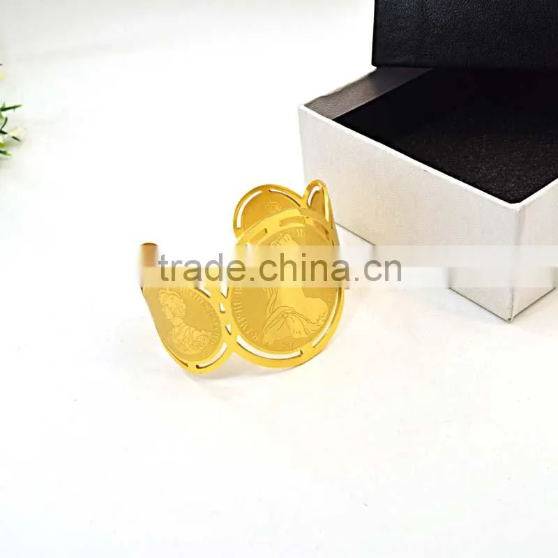 new products 2016 saudi gold jewelry hot selling stainless steel bangle