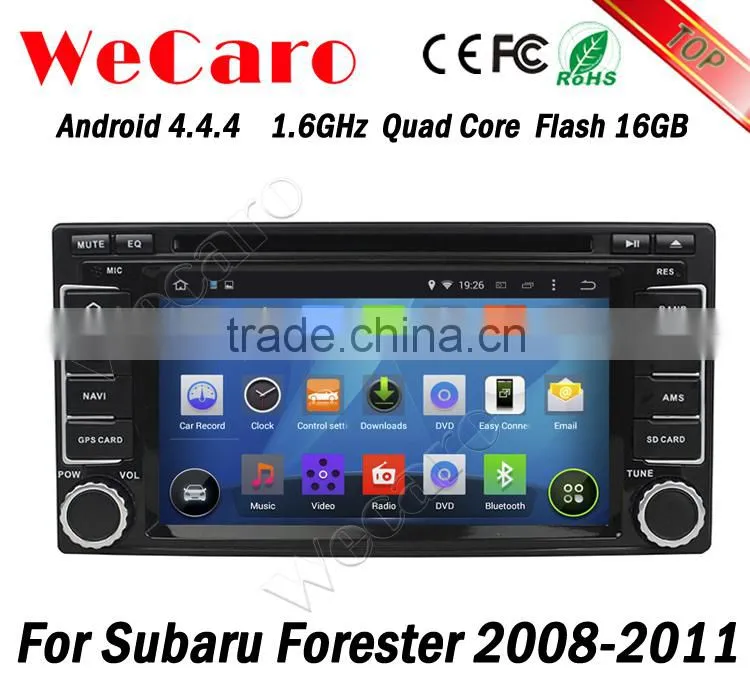 Wecaro WC-SU7068 android 4.4.4 radio for subaru forester car dvd gps navigation system 2008 2009 2010 2011 3G wifi playstore