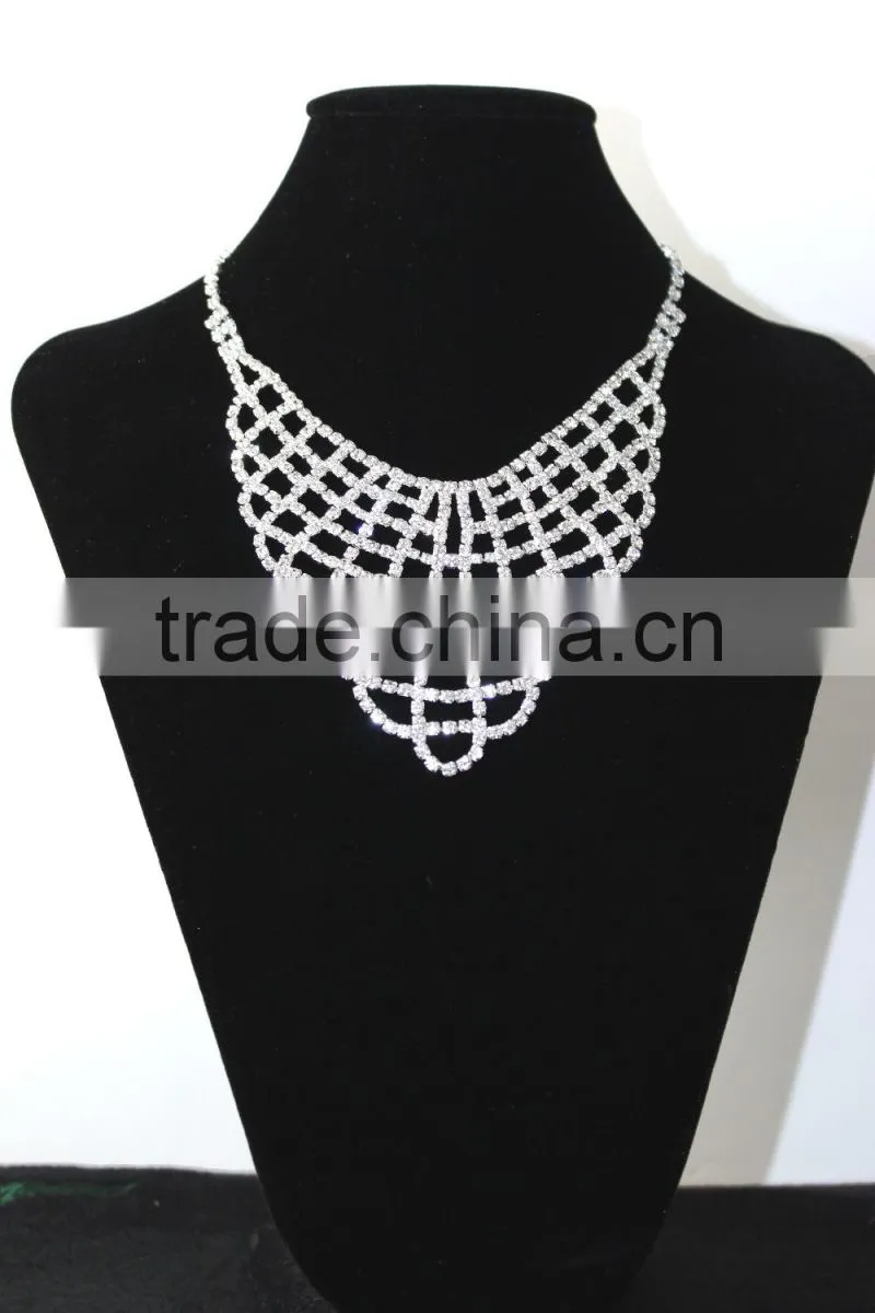 2015 new products fashion women wedding crystal jewelry set