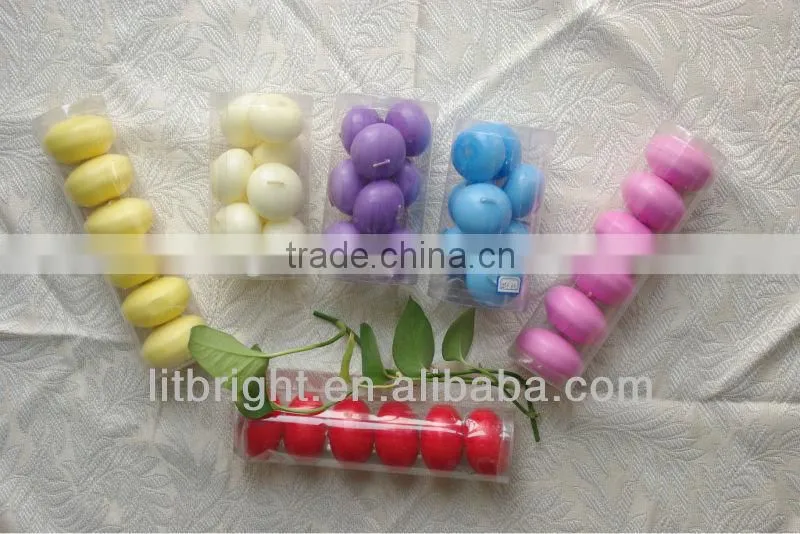 Factory making floating candles for wedding