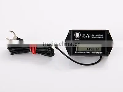 Digital Resettable Waterproof Inductive Tacho Hour Meter Used For Motorcycle,Marine,Boat,Snowmobile,Lawn Mower,Generator,Jet Ski