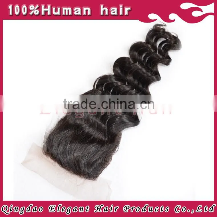 6A grade hot hair beauty product silk base lace frontal closure