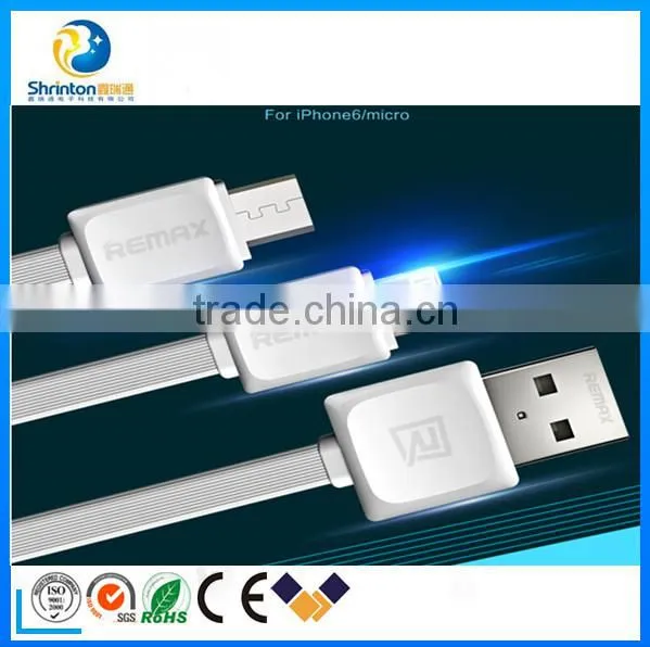 Top selling Remax fast date 1M 2.1A micro USB data cable