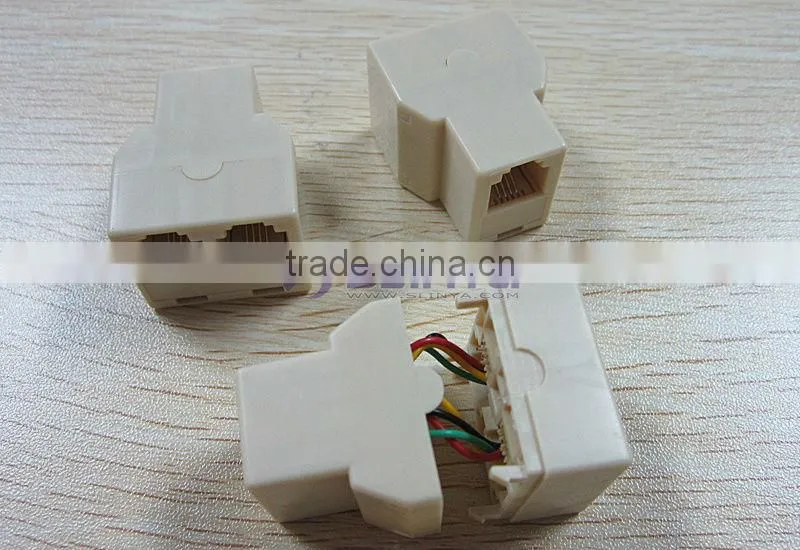 rj11 to rj45 adapter telephone adapter,tel connector & Modular plug (4P4C;6P4C,8P8C)