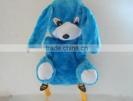 plush stuffed toy dog bag/dog bag plush toy/cute dog toy packbag