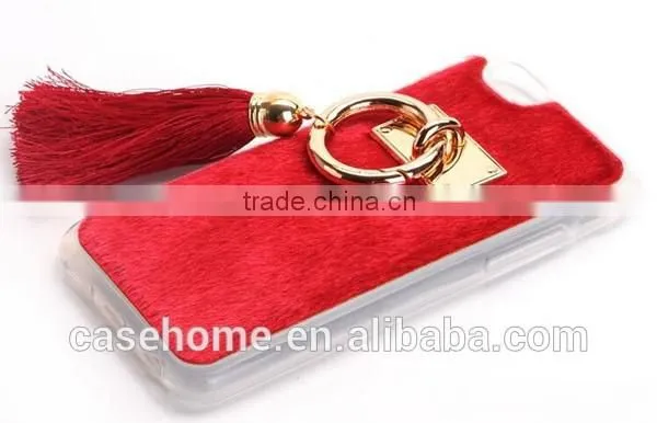 Soft fur Tassel Phone protect Cases Covers For iphone 5/5s