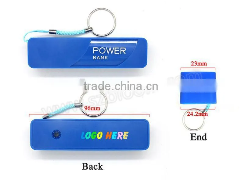 Comsumer electronics mobile 2600mah fashion power bank