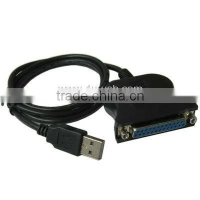 High Quality USB to DB25 Pin Female Cable