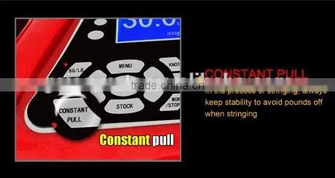 2016 Full-function Advanced electronic stringing machine with automatically rotating clamp D2128