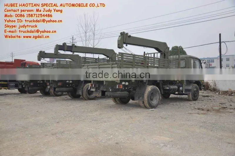 Dongfeng EQ1141 4t Truck mounted crane