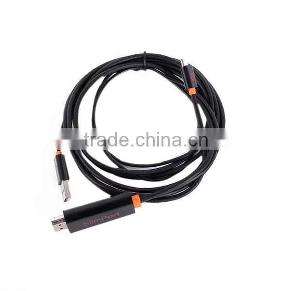 MyDP Full HD 1080P Newly Nexus Cable For LG G2 G3 G4 D801 Slim Port Slimport Adapter to HD A Micro USB to USB Phone MHL Cables