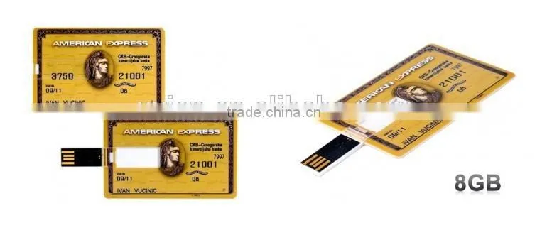 8GB American Express Card Design USB Flash Drive