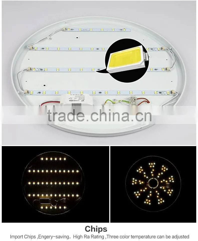 2016 hot sales ceiling light lamp round small for bedroom 18 to 36W