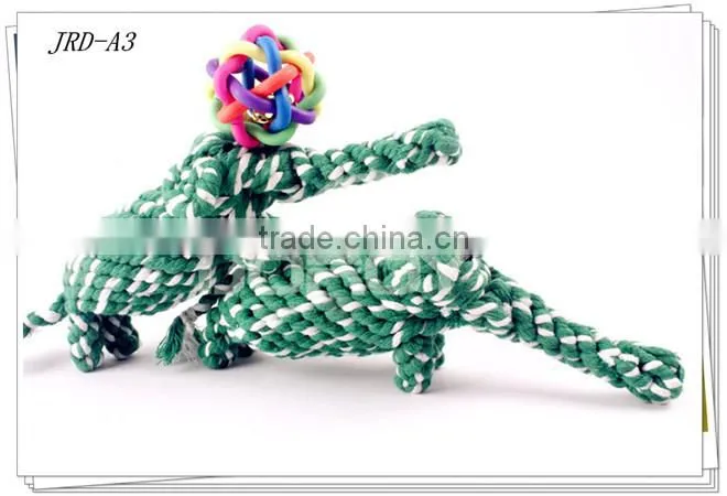 100% cotton elephant animal shape pet toys