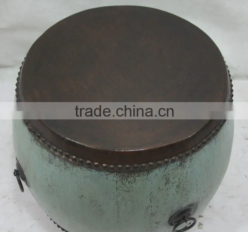 Chinese Wooden Blue Drum