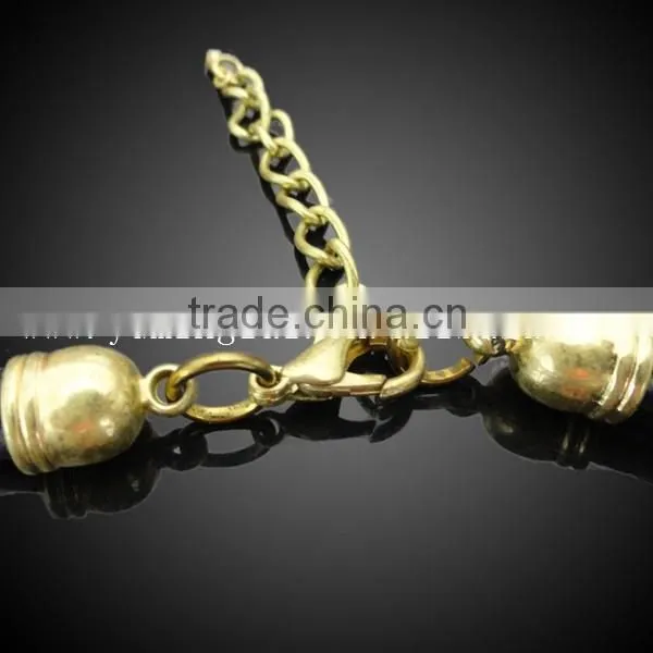 dubai gold jewelry zinc alloy necklace with artificial flower