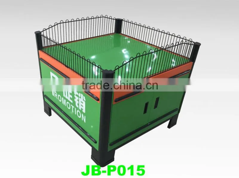 Multi supermarket promotion desk/ promotion table /Steel display cart