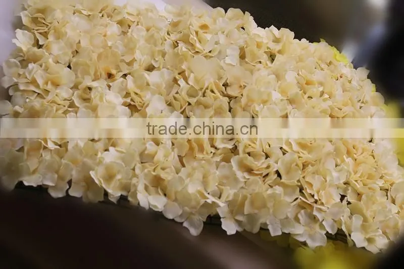 silk artificial hydrangea flower wall wedding decoration backdrop