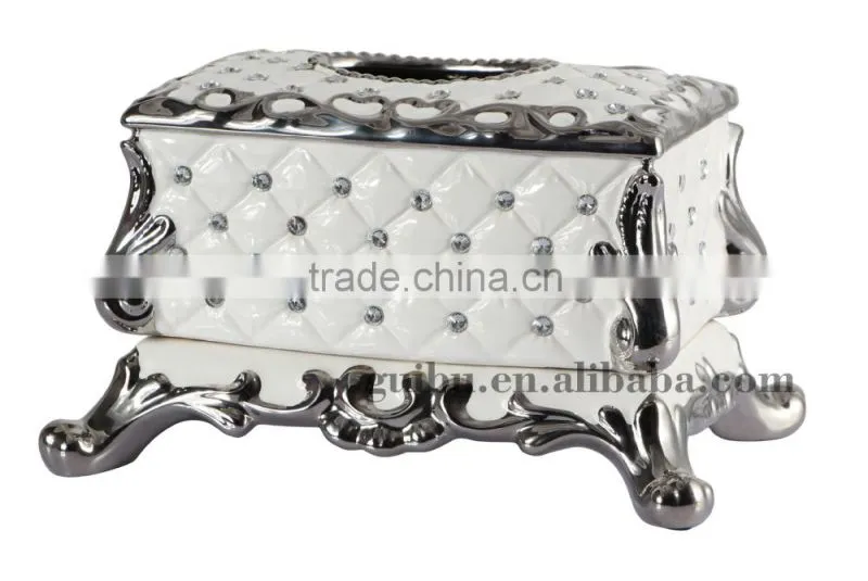 hot sale brown leather tissue box for gifts factory