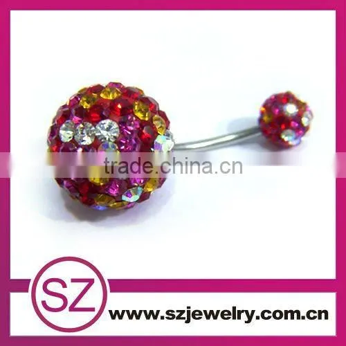 SBP0004 jet belly girls and ladies piercing jewelry 2015