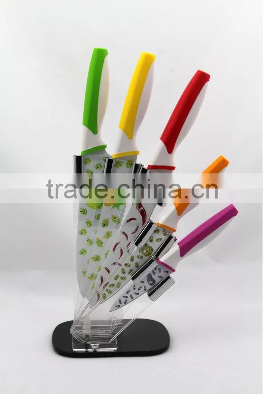 5pcs Pattern Non-stick skinning knife Set
