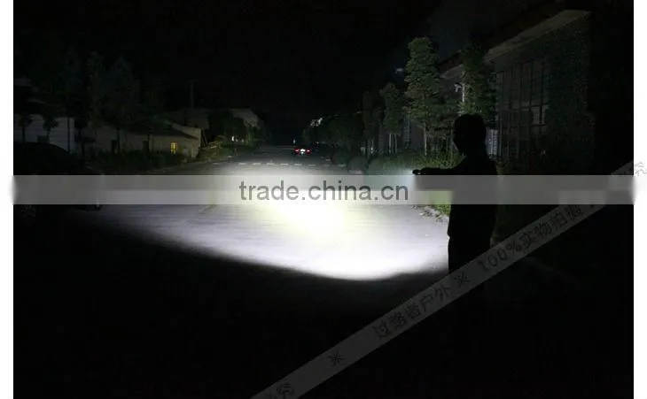 GOREAD Y50 Black Aluminum High bright rechargeable 1000lum T6 flashlight search light