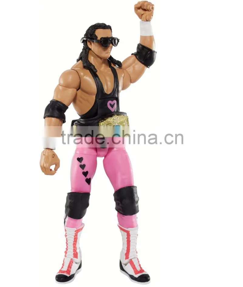 WWE Elite Flashback Hart Foundation Bret Hart Figure