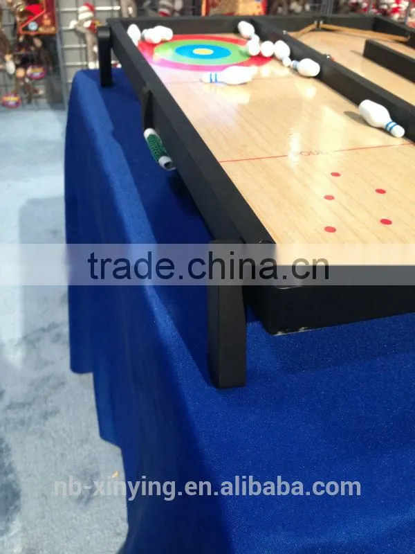Hot selling 3-in-1 Table Game with Table Tennis,Bowning,Shuffleboard