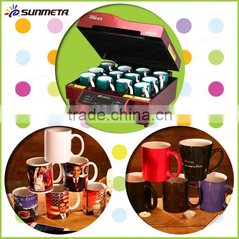 Sunmeta High Quality 12oz Sublimation Coated conic magic Mug, color changing mug