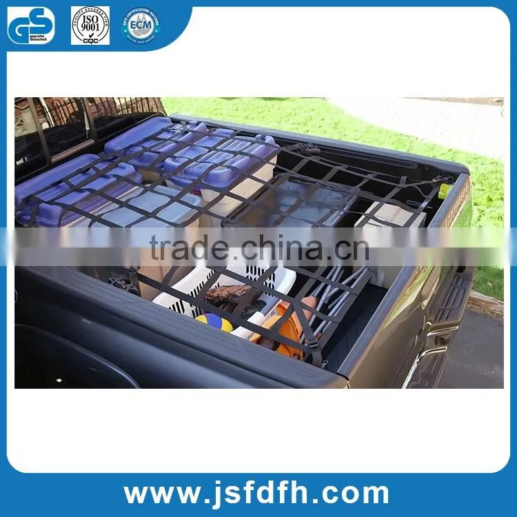 Promotion webbing cargo nets strap cargo net with polyester or nylon material