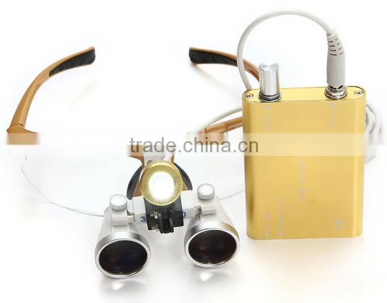 LED Loupes on Head Band/medical LED magnifying glass/medical magnifier loupes with LED