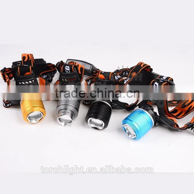 Super Power ultra bright led headlamp high quality fishing head light zoomable led fish lamps miner