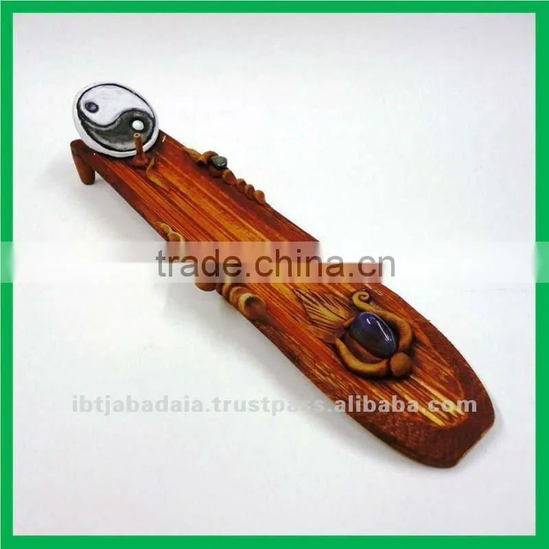 Canoe Shape Bamboo Stick Incense Holder