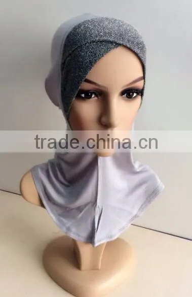 C070 new style cross ninja inner underscarf with shiny front