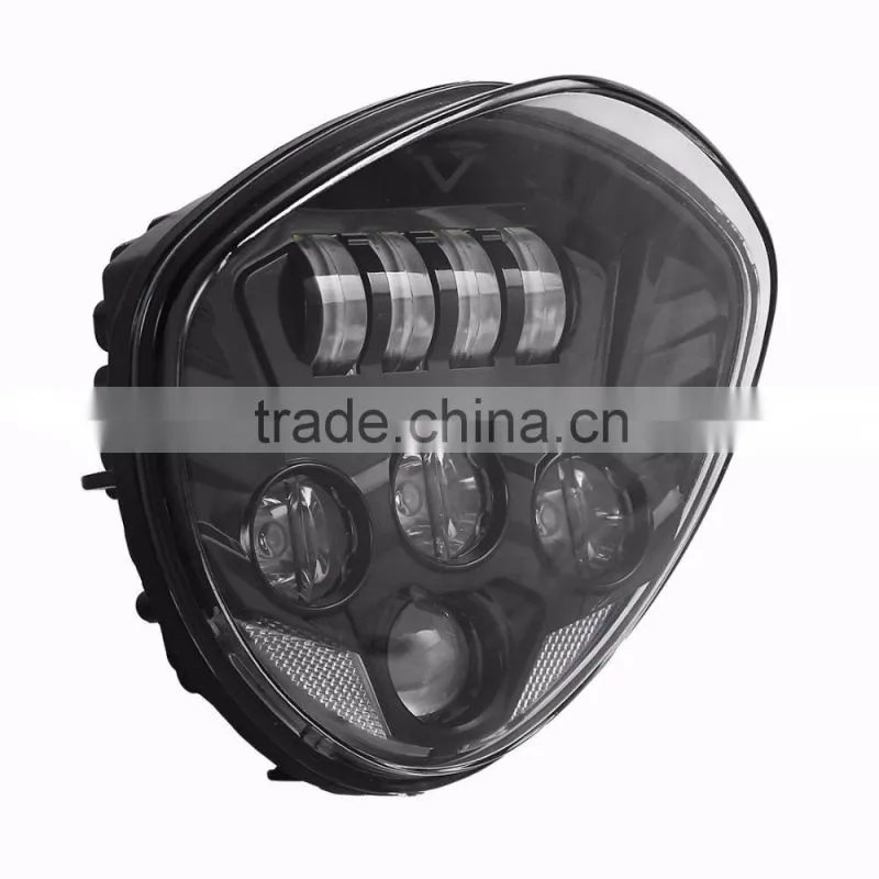 60W Led Headlight Bulbs Motorcycles Headlamp Driving Lights DRL For Motorcycle Victory Cross-Country Lighting 2007-2016