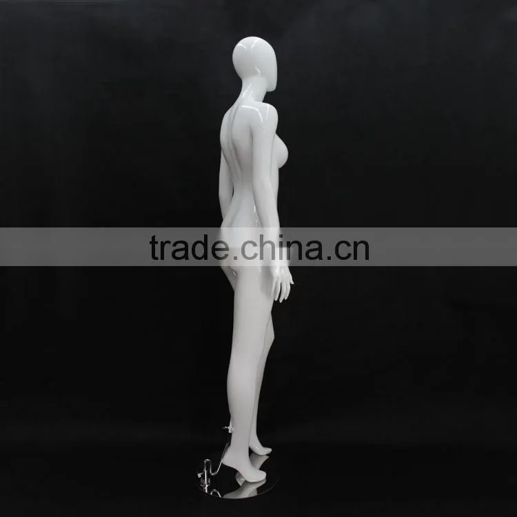 high gloss and transparent unbreakable plastic mannequin