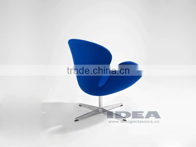 Replica Arne Jocabsen Swan Chair - Blue Fabric
