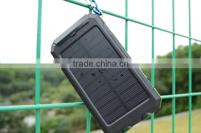 8000mAh flexible solar cell rohs power bank 4400mah
