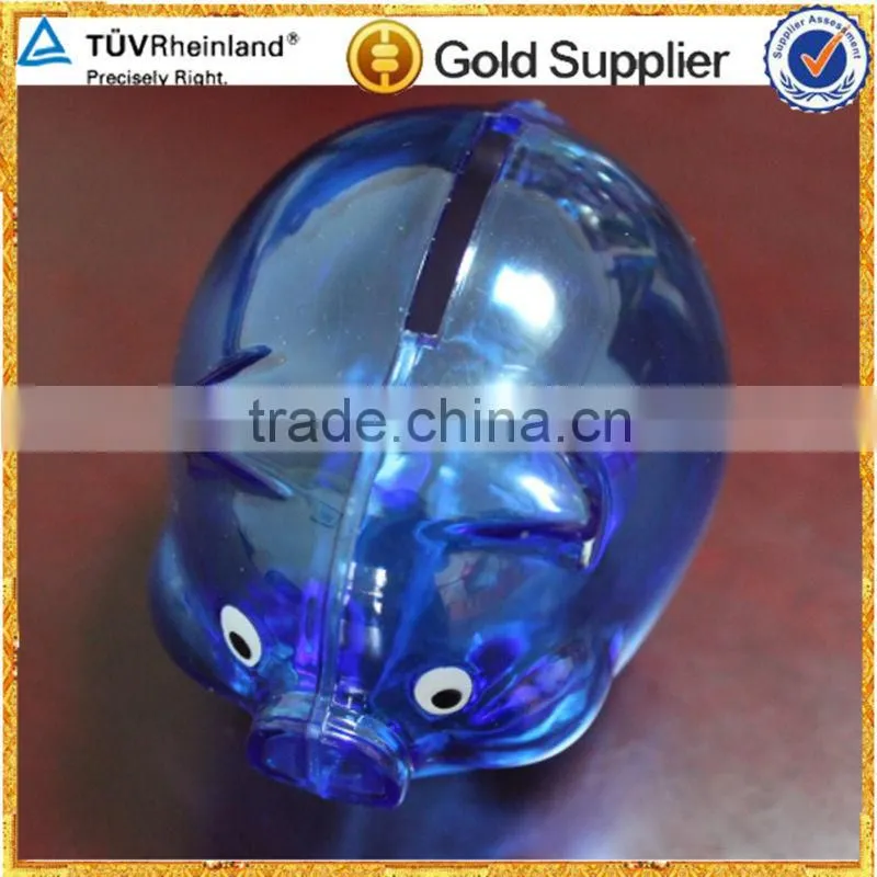 Cute piggy bank for plastic injection