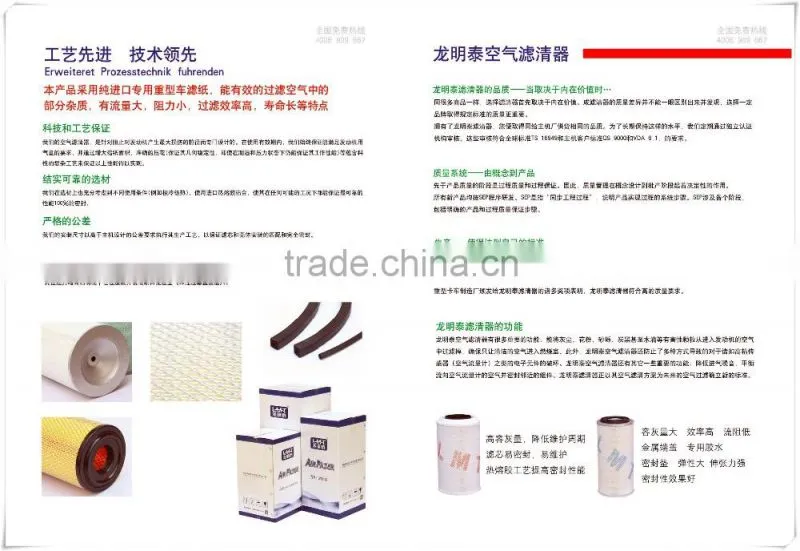 Auto engine parts Lubrication system Coolant filter WF2076