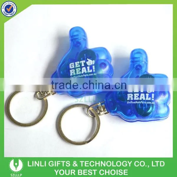 Promotional gift plastic mini thumb led key light