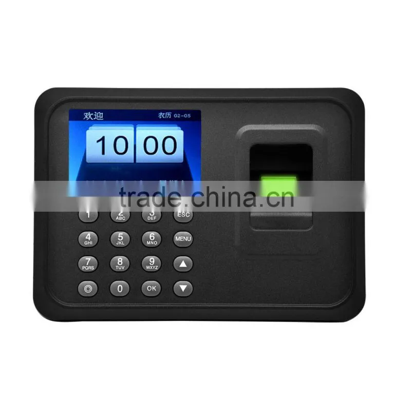 Cheapest Model fingerprint biometric time attendance system A6
