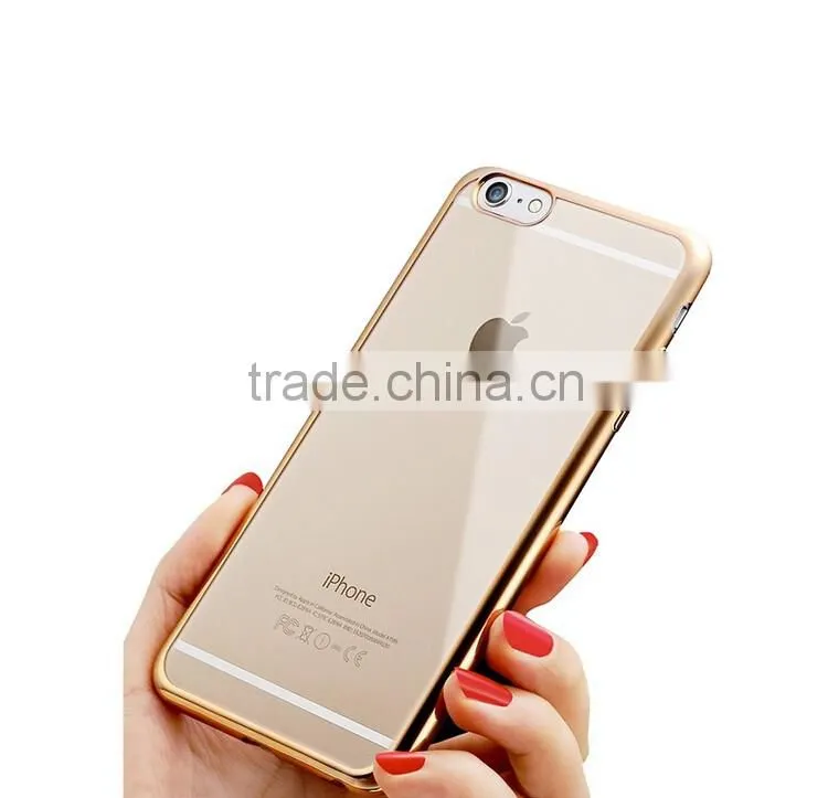 Wholesale China Electroplate Mobile TPU Phone Case For iPhone 6 6S