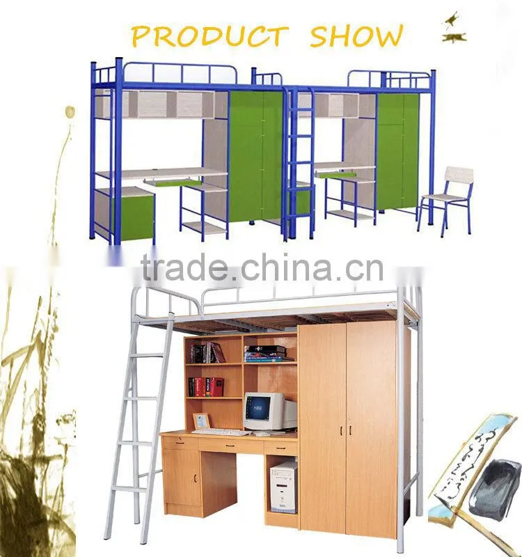 High Quality ordinary divided metal bunk bed with cheap price China supplier steel bunk bed new design metal bunk bed prices