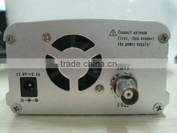 Fmuser 5w broadcast fm radio transmitter silver black fm radio transmitter FM exciter 1-3KM long range