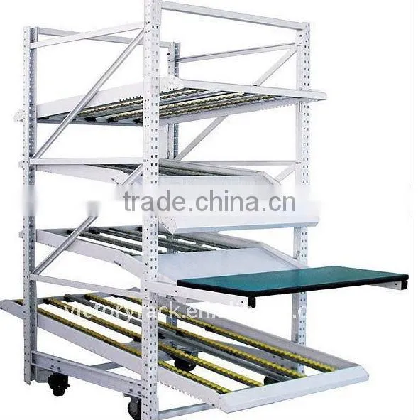 Carton flow pallet rack selective steel pallet rack